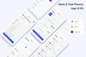 Work & Task Planner App UI Kit