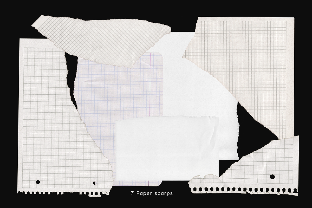 Vector Scribbles and Paper Scraps, a Texture Illustration by GRPXSTORE (Photo 2 of 13)