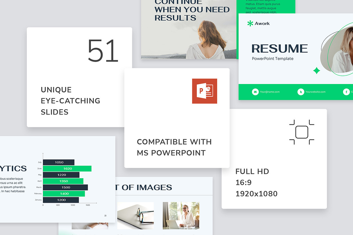 Presentation Resume CV, a Presentation Template by TemplatesNow!