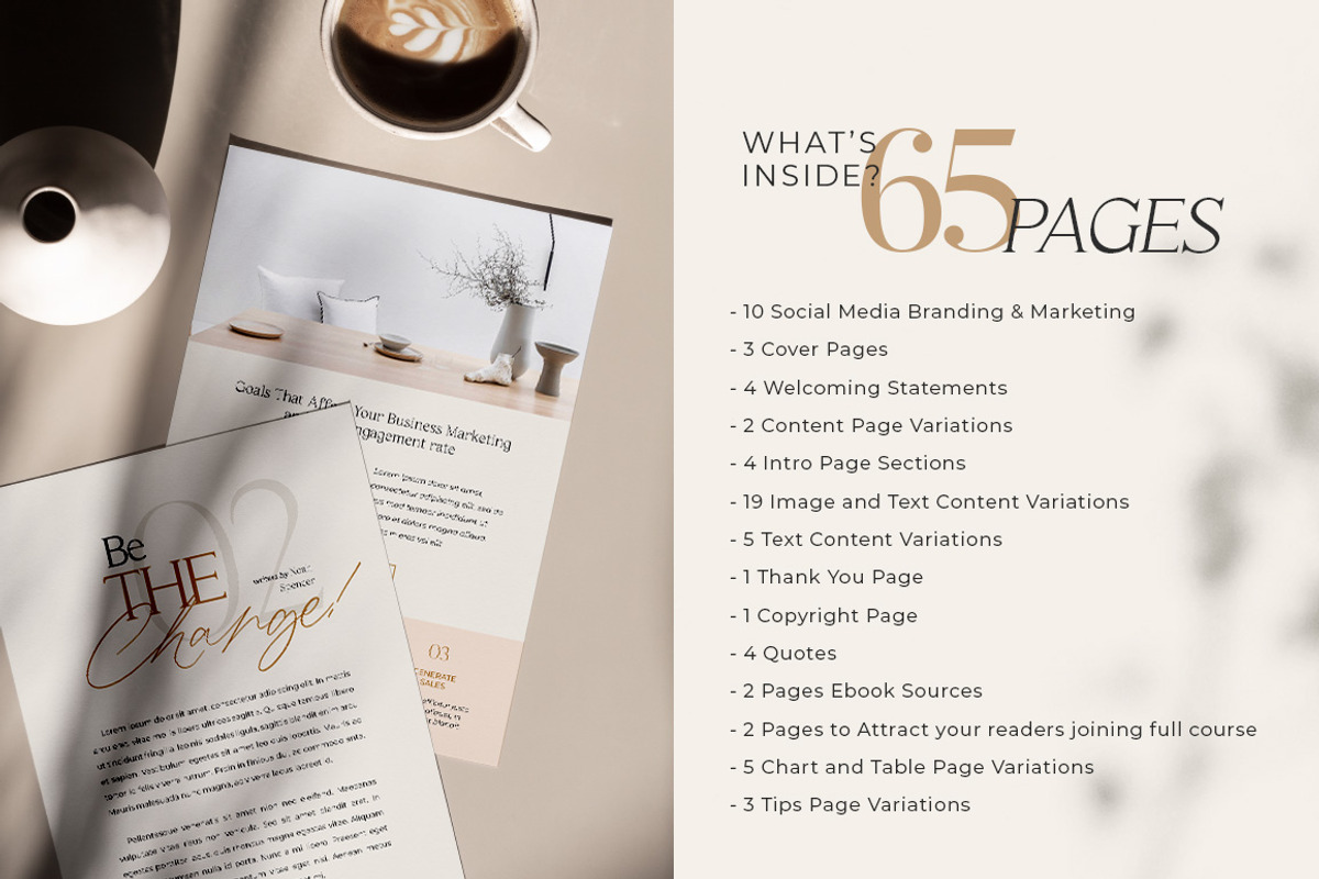 eBook Template Creator | CANVA PS, a Magazine Template by Eviory (Photo 3 of 28)