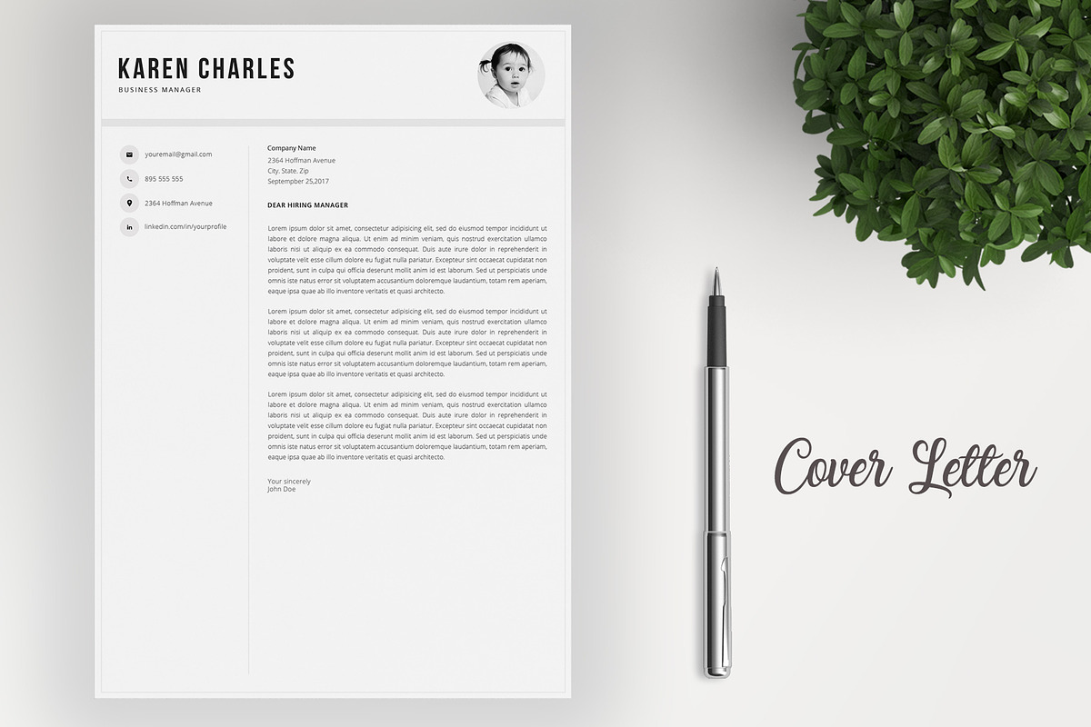 Clean Resume Template 4 pages, a Resume Template by SalientResume (Photo 4 of 5)
