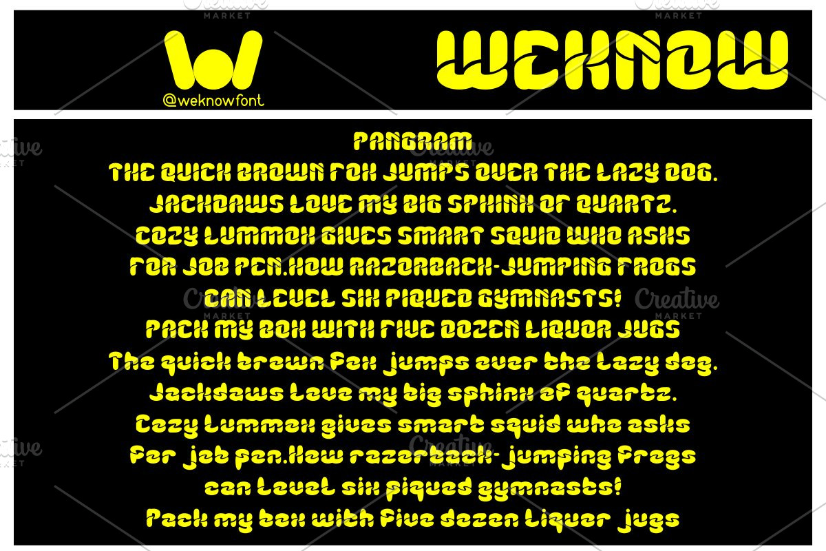 Chasing Lightning font, a Font by weknow (Photo 7 of 8)