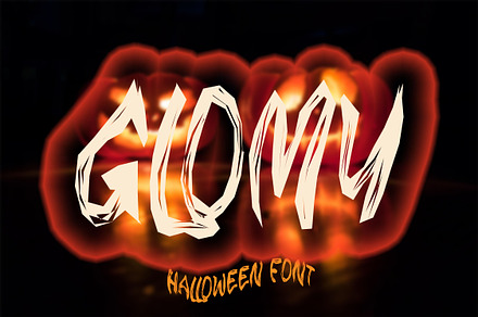 GLOMY - Halloween Horror Font, a Font by NTC Graphic