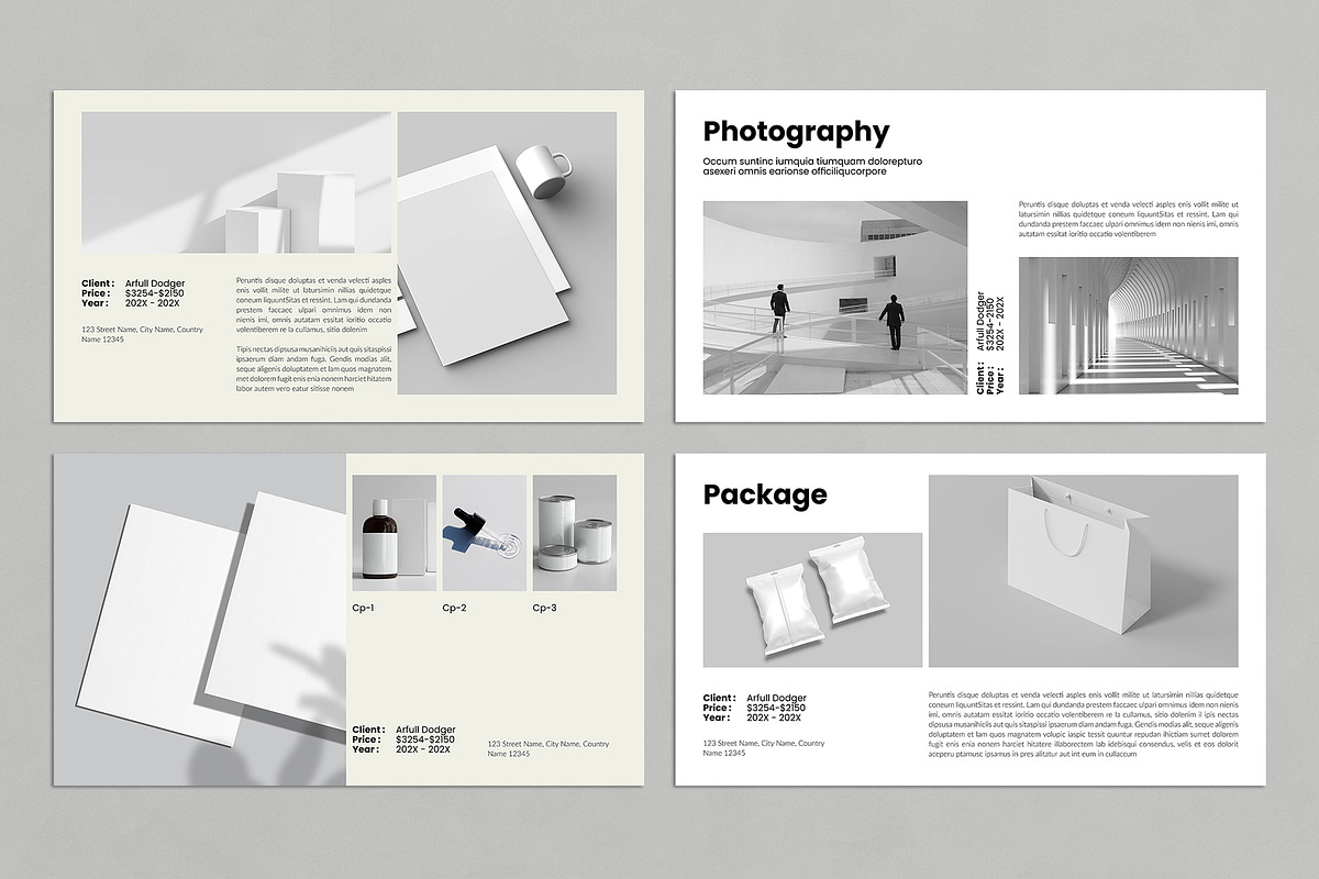 Portfolio Presentation Template preview 5