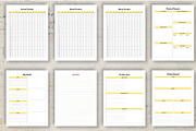Printable Life Planner Template, a Stationery Template by Design House (Thumbnail 5 of 9)
