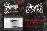 Cobweb Death Metal Font, a Blackletter Font by Fonday Studio (Thumbnail 12 of 12)
