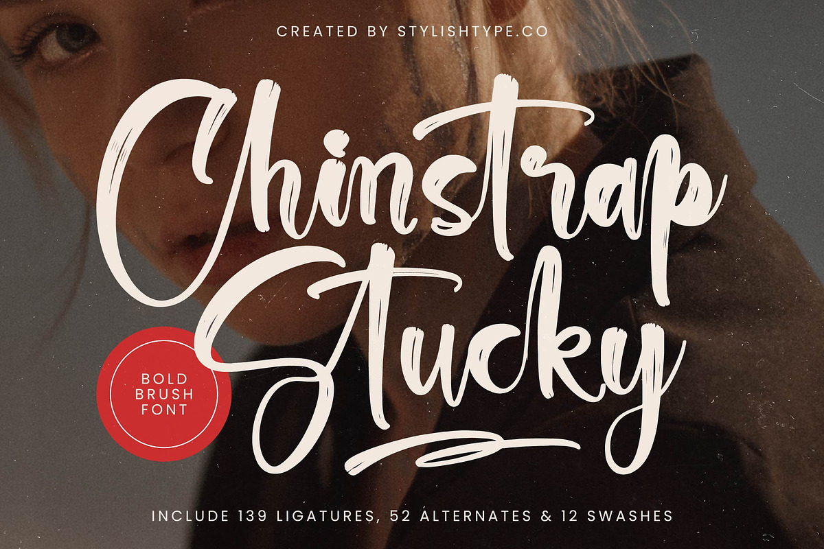 Chinstrap Stucky Bold Brush Font, a Script Font by stylishtype.co (Photo 1 of 20)