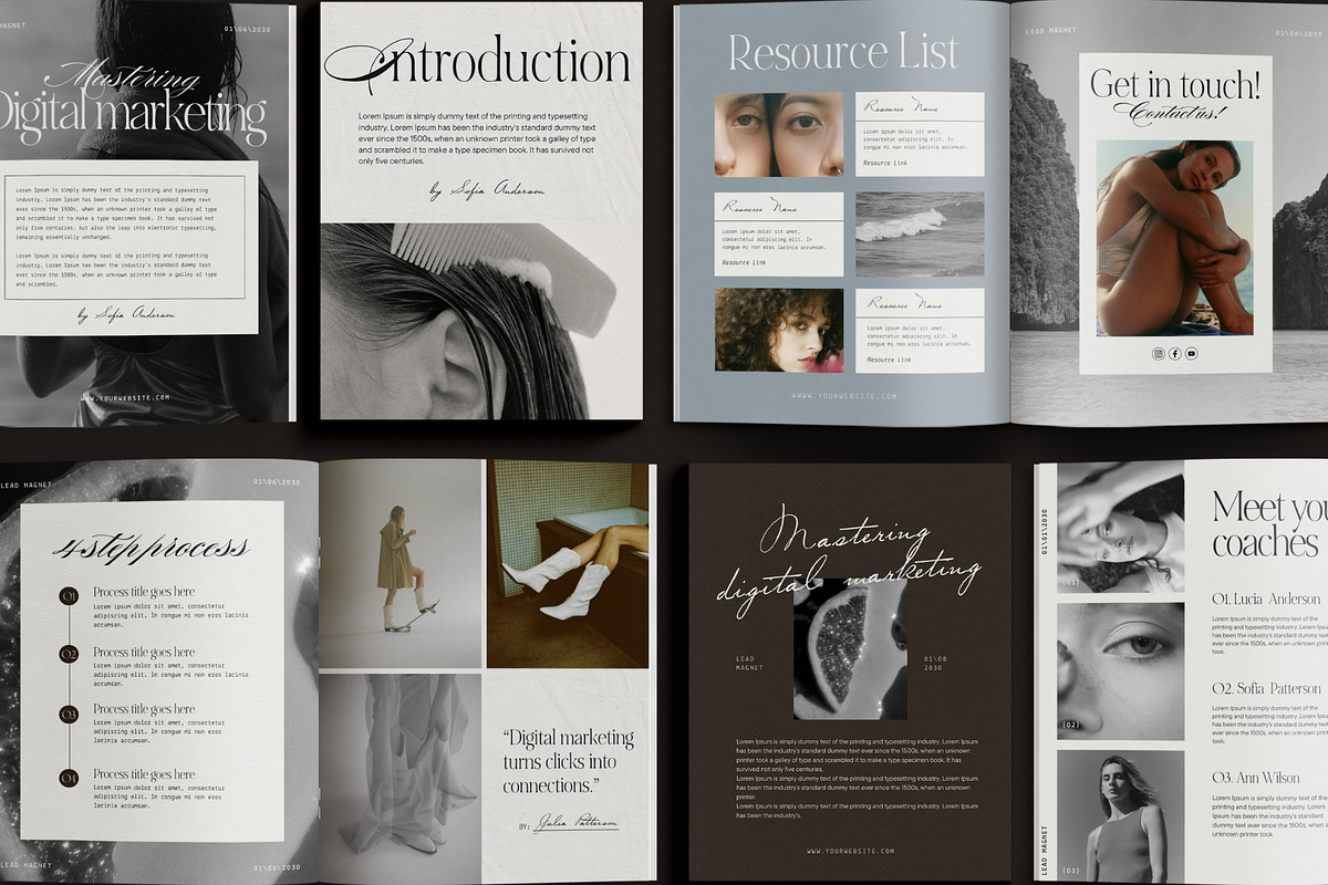 Coaching Workbook Canva Template, a Presentation Template by Amaré Creative (Photo 13 of 13)