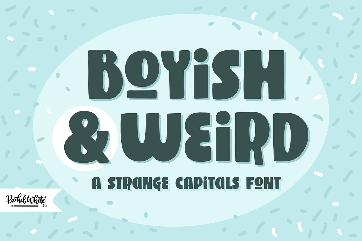 Capital Font Bundle, 8 fonts, a Script Font by Rachel White Art (Photo 6 of 17)