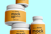 Supplement Bottle Mockup Bundle, a Packaging Mockup by pixelmock (Thumbnail 15 of 35)
