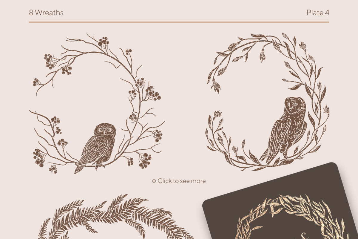 Owls graphic collection, a Decorative Illustration by Piñata (Photo 4 of 17)