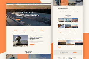 Sola Solar Energy HTML Template