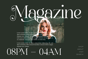 Marllgon Stylish Serif Font