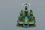 Eden Nexus Bio-City, an Architecture 3D Model by Temer (Thumbnail 1 of 3)