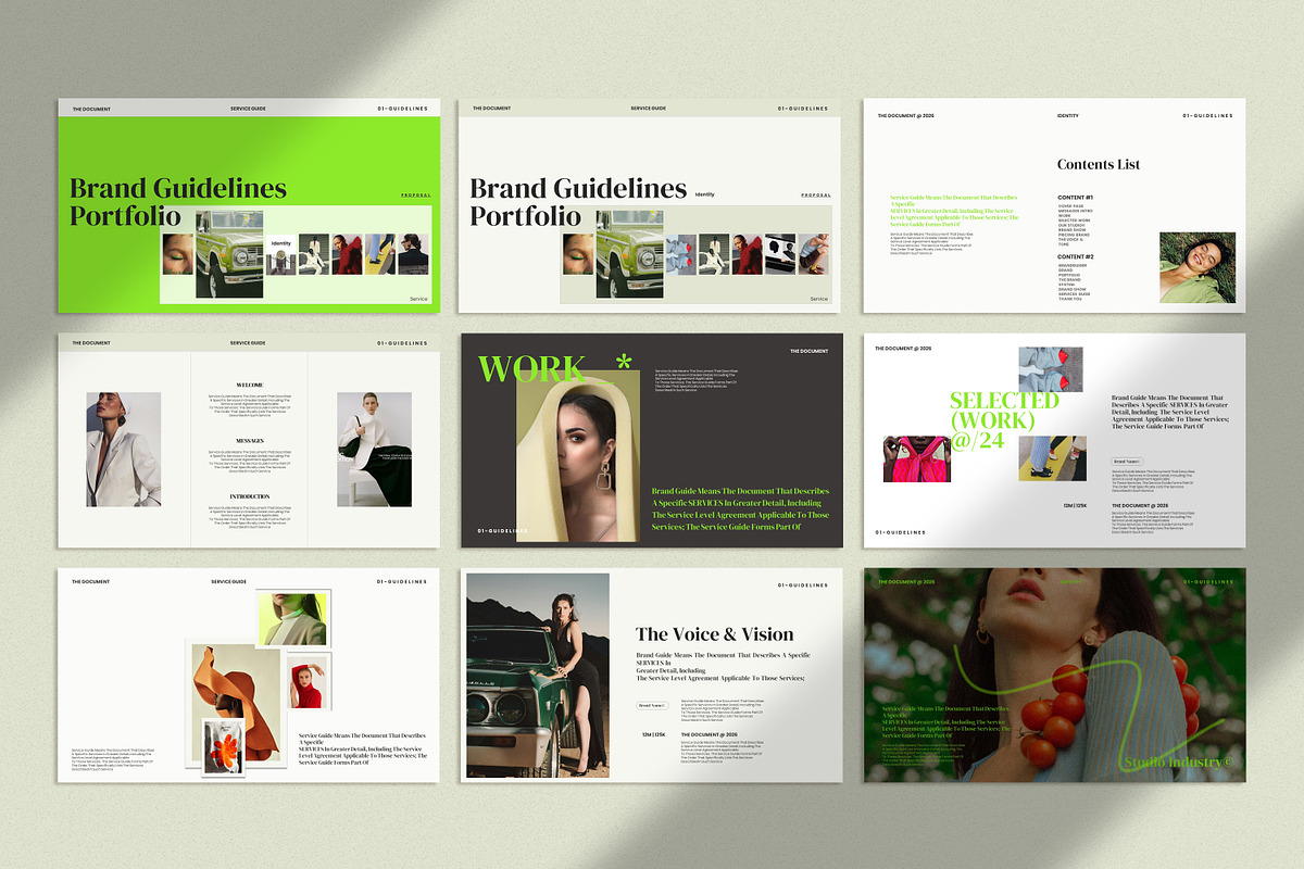 Oasis / Brand Portfolio Template, a Presentation Template by Studio Industry (Photo 7 of 10)
