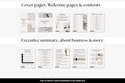 Business plan Canva template, a Design Template by Cate Creates (Thumbnail 4 of 9)