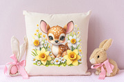 Cute Peeking Easter Animals Clipart, an Illustration by RobertsArt (Thumbnail 6 of 7)