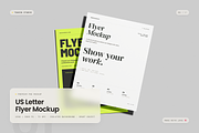 US Letter Flyer Mockup, an Advertising Mockup by Toasin Studio (Thumbnail 1 of 7)