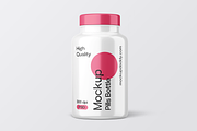 Vitamin & Supplement Bottle Mockup, a Cups & Container Mockup by Mockupdaddy (Thumbnail 14 of 28)