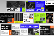 AQLET Urban Powerpoint Template, a Presentation Template by Portocraft (Thumbnail 1 of 7)