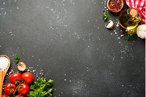Food background with fresh, a Food & Drink Photo by Nadia-nb