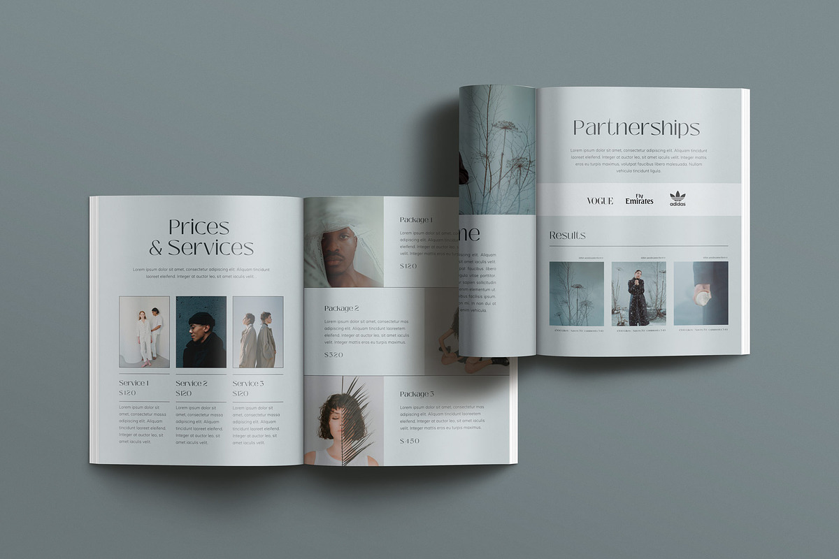 SERENITY | Media Kit Canva Template, a Magazine Template by Sierra Creative Studio (Photo 9 of 10)