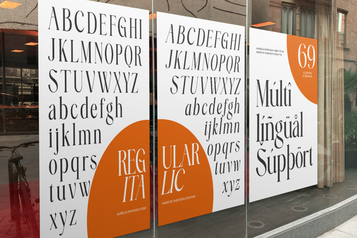 Aurelia Symphony, a Serif Font by saemoon creative (Photo 12 of 15)