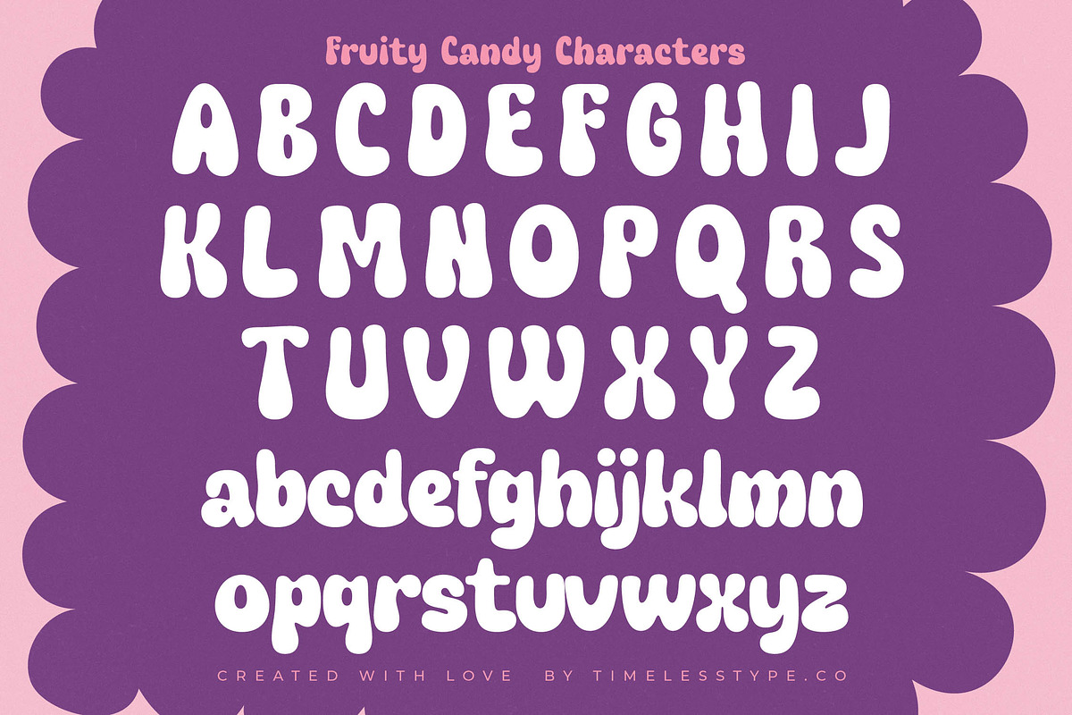 Fruity Candy Groovy Display Font, a Serif Font by timelesstype.co (Photo 17 of 20)