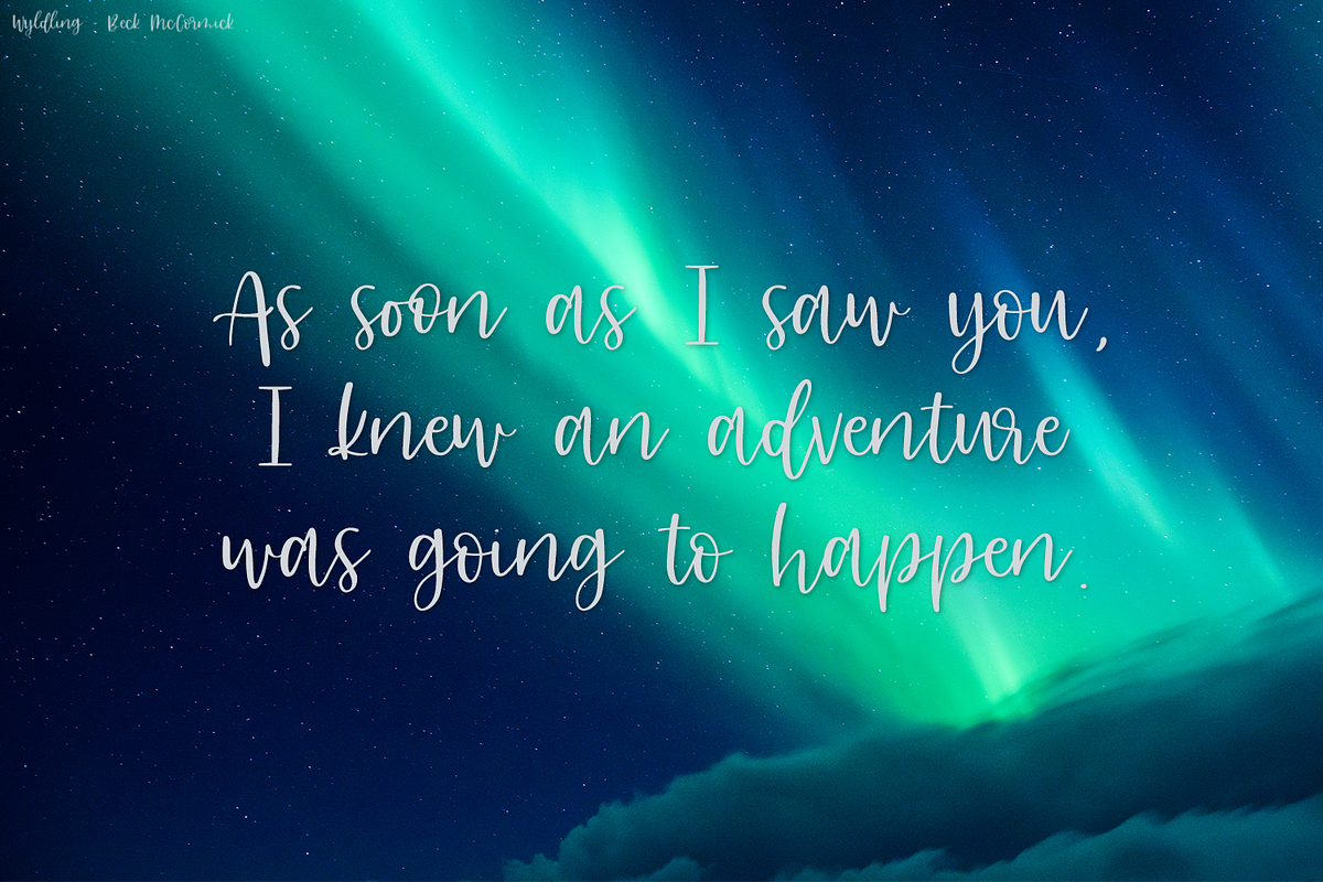 Wyldling Script, a Script Font by Beck McCormick (Photo 9 of 10)