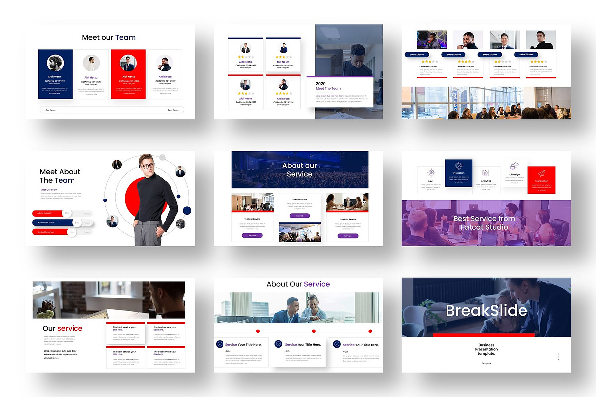 Fatcat - Business Google Slide, a Presentation Template by Dens Creative Studio (Photo 3 of 6)