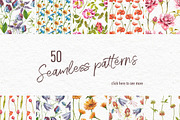 Wildflowers & Gardenflowers clipart, a Decorative Illustration by Ann Astro (Thumbnail 4 of 9)