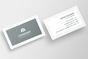 Horizontal Business Card Layout