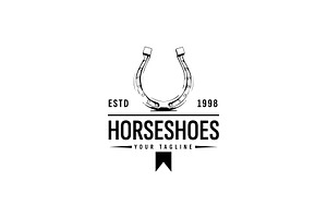 Horseshoe logo illustration, a Branding & Logo Template by Dyn Studio
