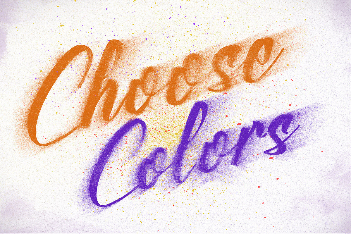 Spray Paint Text Effects, a Layer Style Add-On by Andrew Skoch Design (Photo 7 of 9)