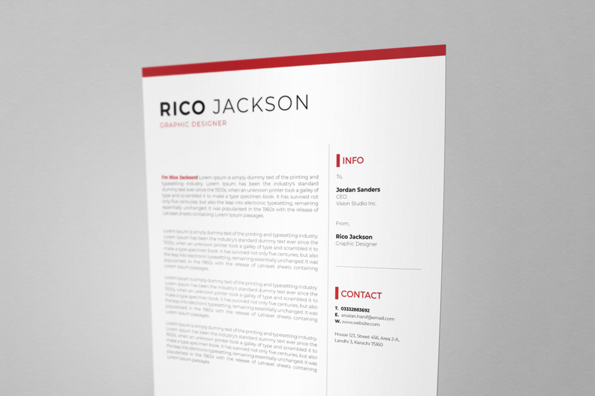 Resume CV, a Resume Template by Design'sTRIBE (Photo 7 of 9)
