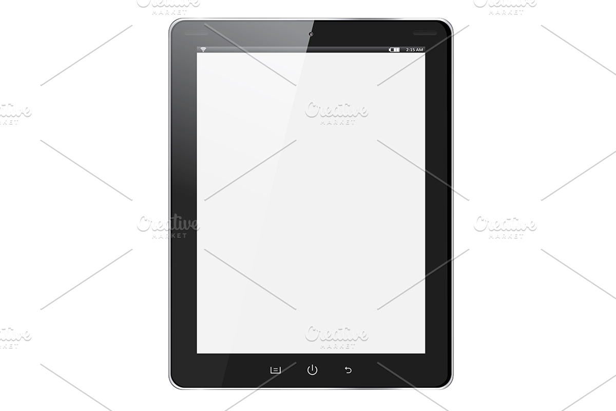 Realistic tablet pc computer, an Object Graphic by L_amica