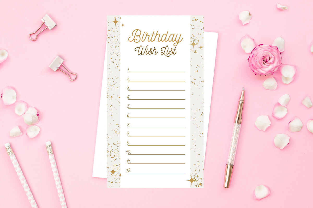Happy Birthday List Templates Canva, a Templates & Theme by TemplateCastleStore (Photo 8 of 9)