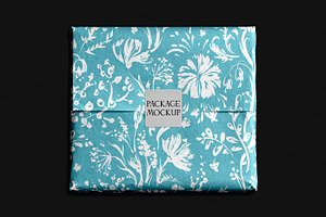 Gift Wrapping Package Mockup, a Packaging Mockup by Design Squad