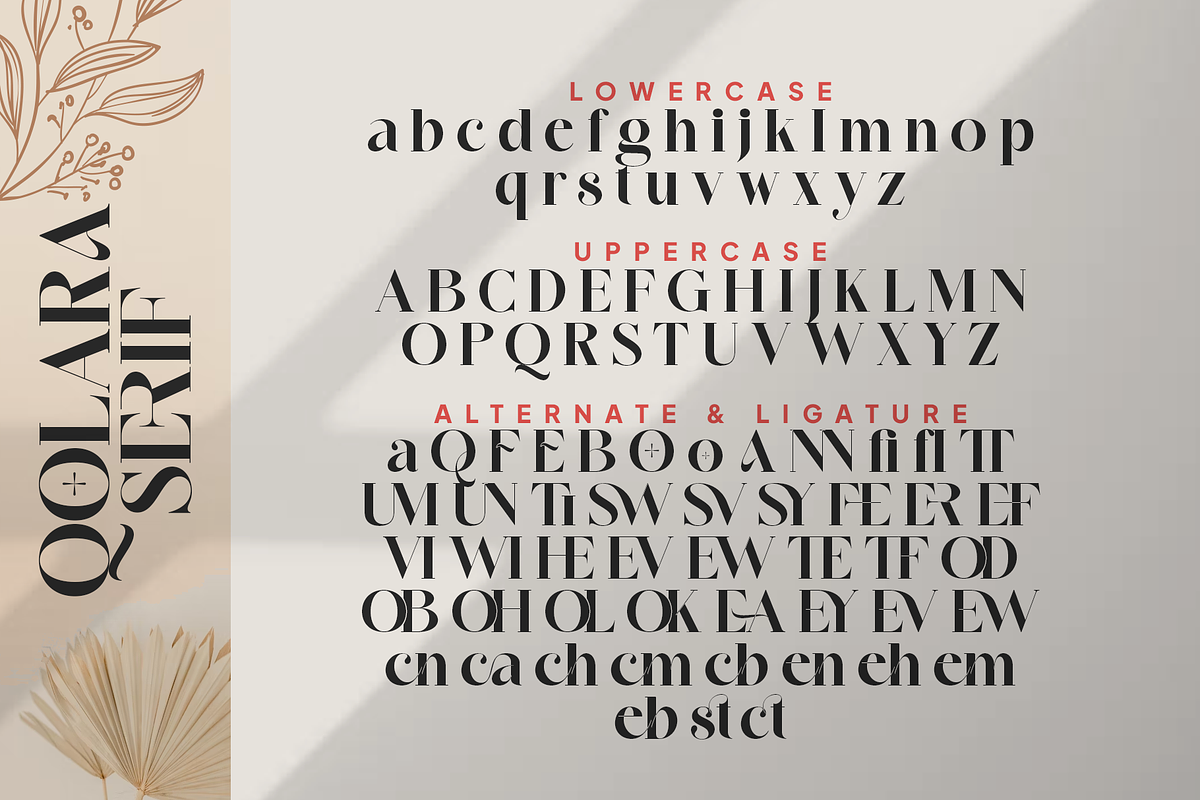 Qolara Elegant Serif, a Serif Font by Vampstudio (Photo 12 of 13)