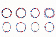 Coquette Patriotic Frames Clipart, an Illustration by Designworld (Thumbnail 3 of 8)