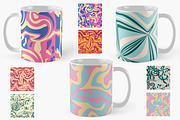 Groovy Trippy Grid Patterns, a Pattern Graphic by Michiru13 (Thumbnail 6 of 23)