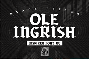 Ole Ingrish Font