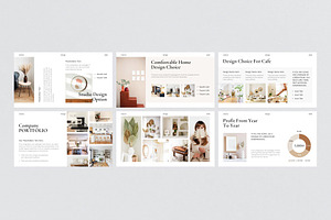 Modern Interior Google Slides Design