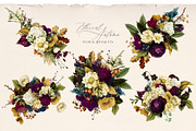 Ethereal Autumn Floral Bouquets, an Illustration by Eclectic Anthology (Thumbnail 2 of 12)