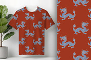 Asian Dragon Seamless Pattern, a Pattern Graphic by Sharon Schwalbe (Thumbnail 4 of 6)