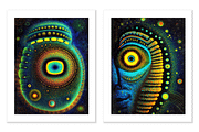Dage Collection · Shaman Vision, a Decorative Illustration by milatovar (Thumbnail 7 of 19)