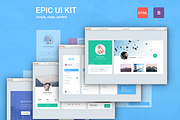 Epic UI Kit Bootstrap 3 Theme, a Bootstrap Template by EpicShop (Thumbnail 2 of 6)
