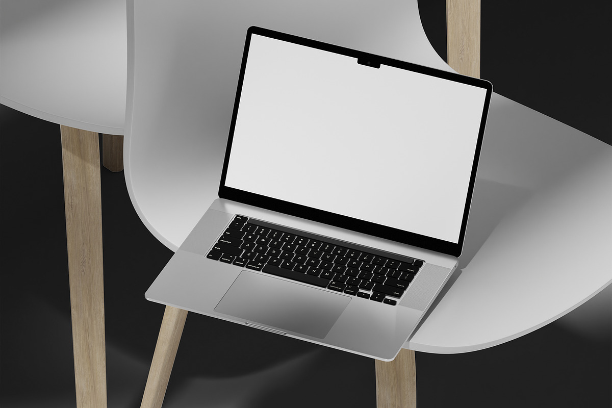 Realistic Laptop Mockup, a Wearable Device Mockup by Unerispace (Photo 4 of 5)