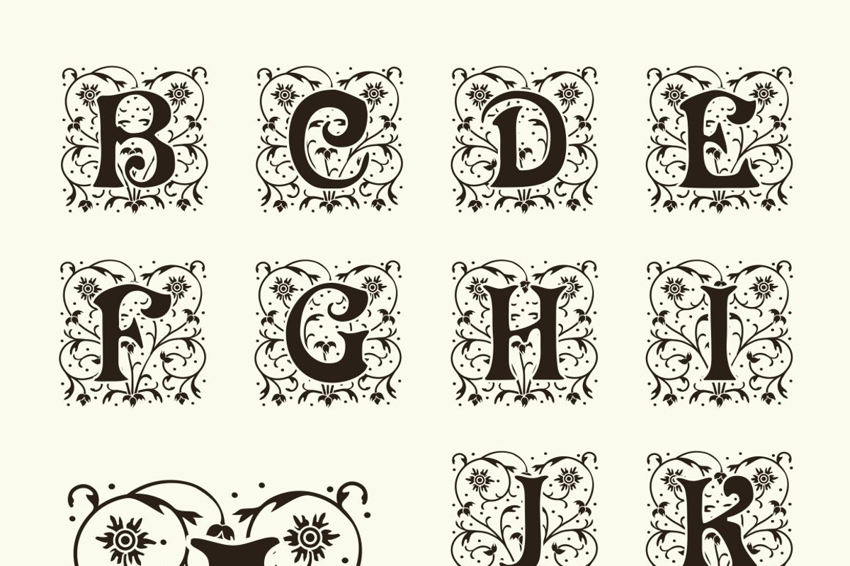 26 monogram with capital letters, a Branding & Logo Template by Pgmart (Photo 5 of 7)