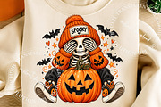 Trending Halloween Skeleton PNG, a Work Illustration by SinaCreation (Thumbnail 5 of 6)